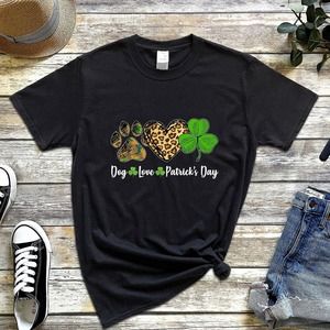 St Patrick's Day Shirt, Dog Love Patrick's Day Shirt,Happy St Patrick's Day Tee